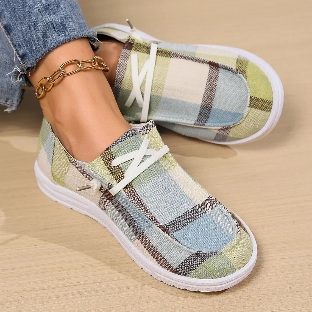 Lightweight Canvas Slip-On Sneakers