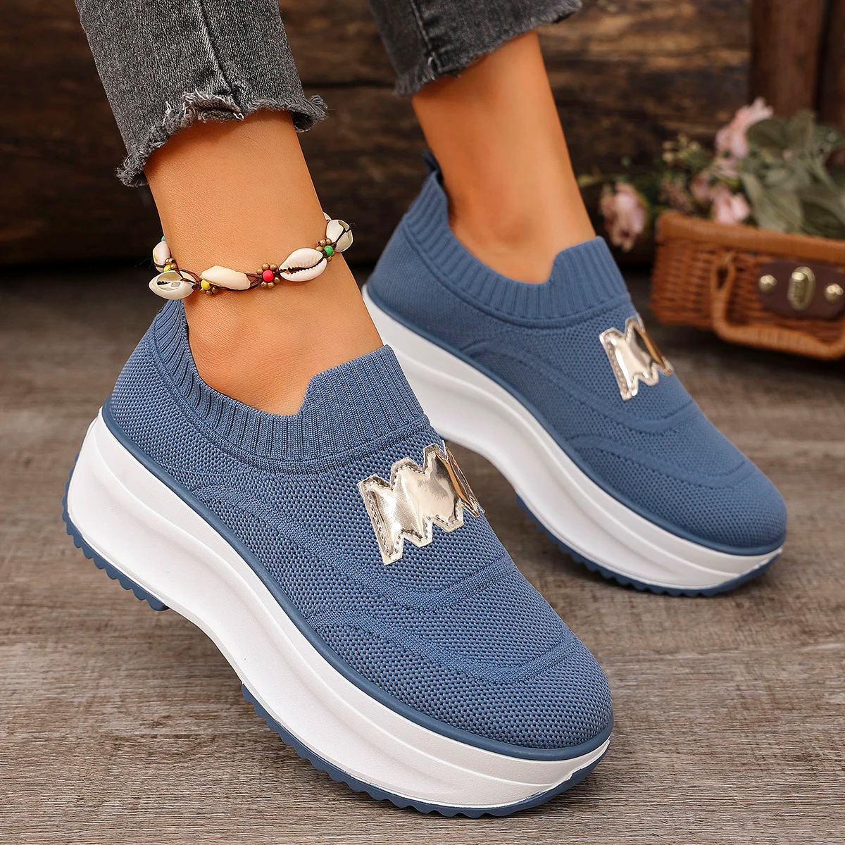 AutumnStride Platform Sneakers