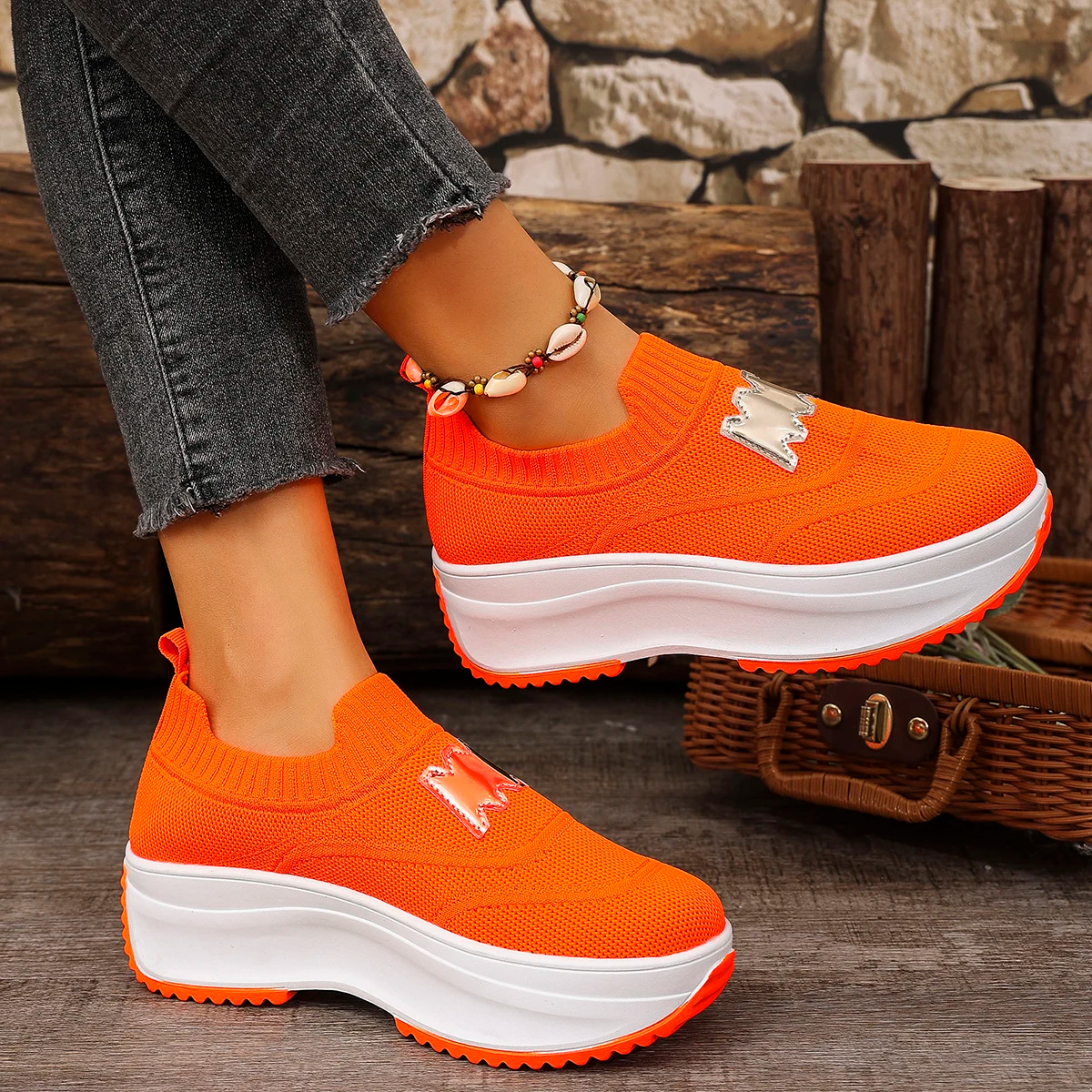 AutumnStride Platform Sneakers