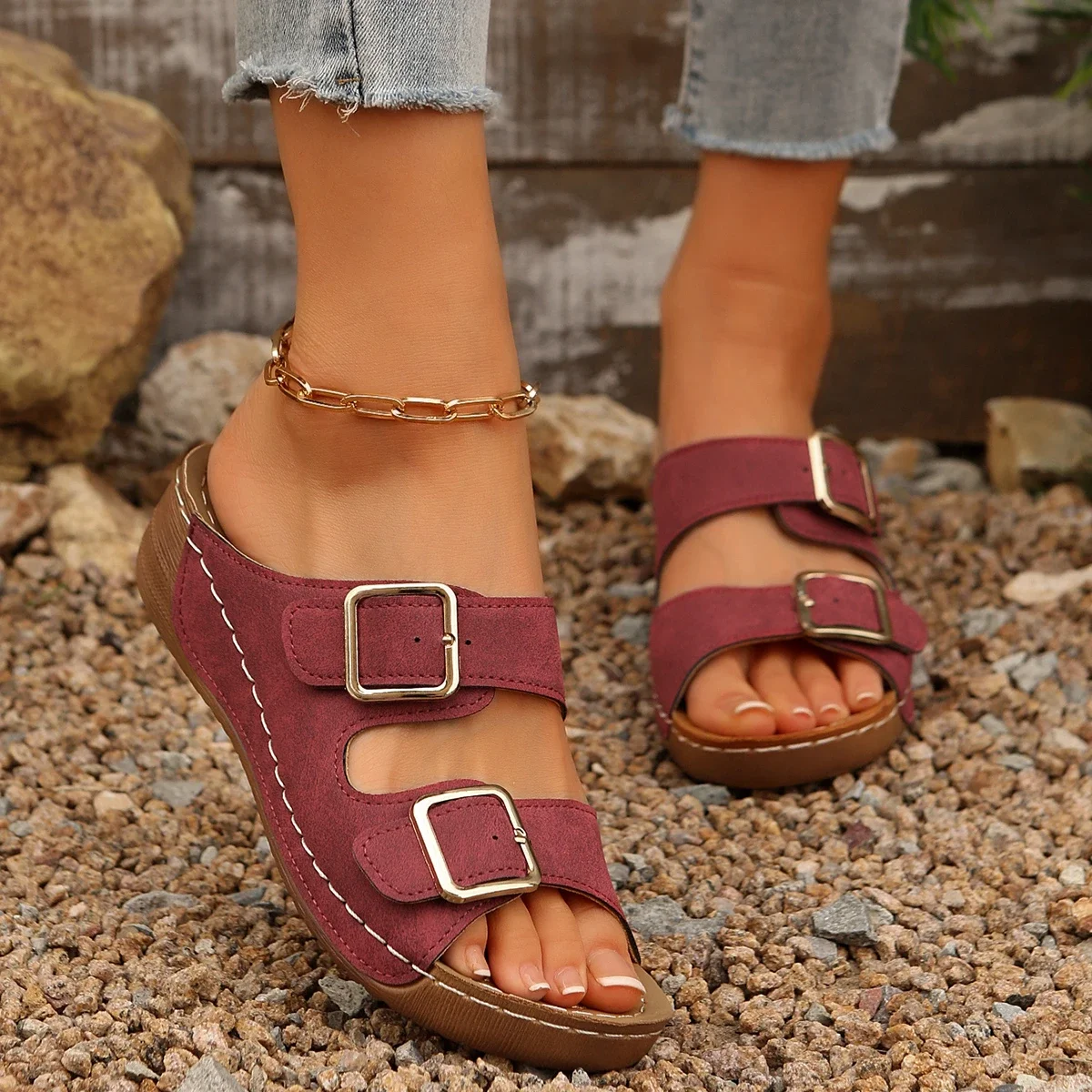 DoubleBuckle Bliss Wedges