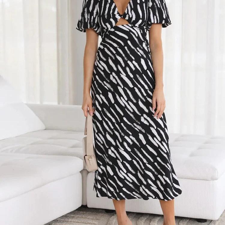 Women's Boho Summer Midi Dress