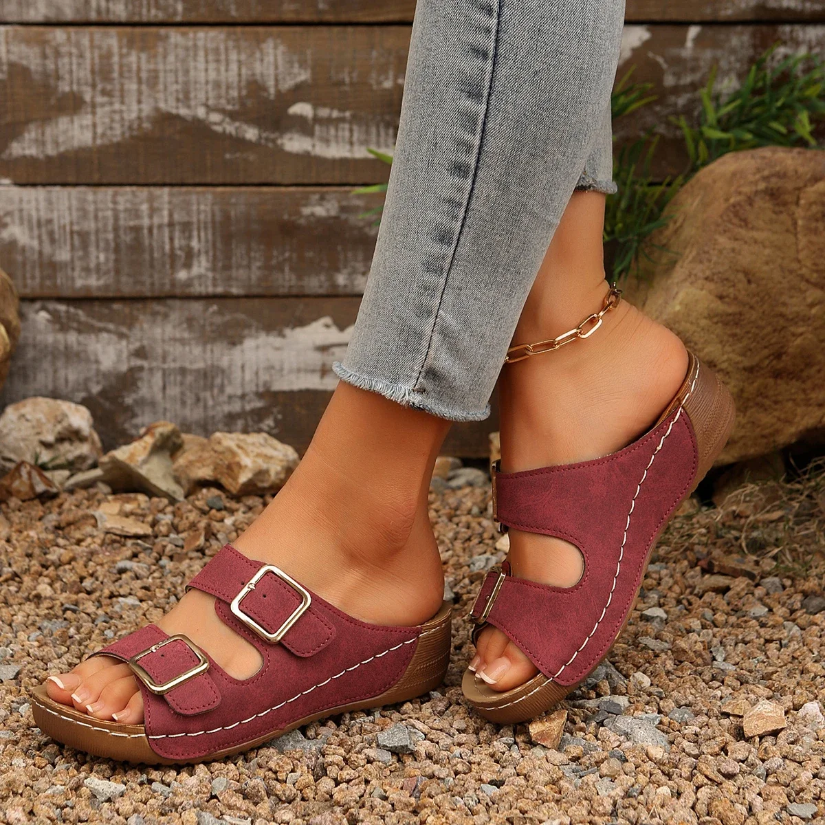 DoubleBuckle Bliss Wedges